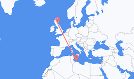 Flüge von Libyen nach Schottland