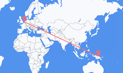 Flyrejser fra Wewak til Rotterdam