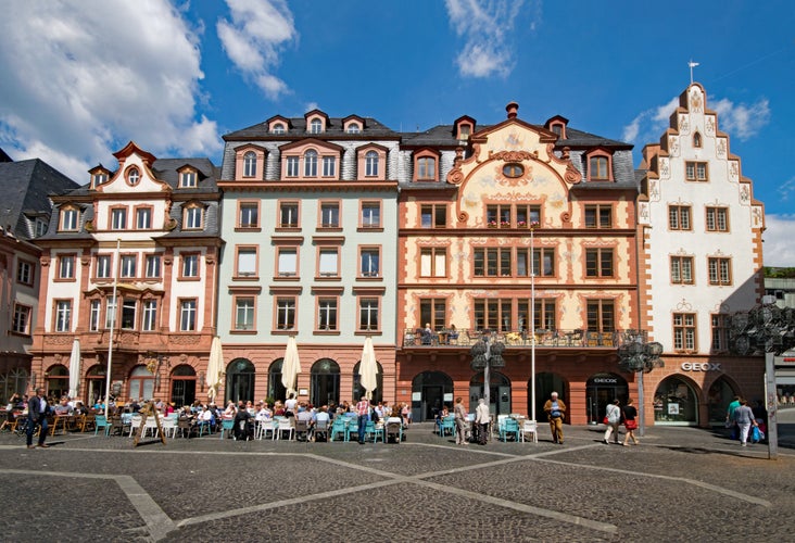 Photo of Marketplace Mainz , Germany.