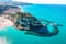 Photo of Sanctuary of Santa Maria dell'Isola symbol of the city of Tropea, Italy.