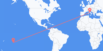 Cook Islands to Italy