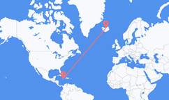 Flights from Kingston to Akureyri
