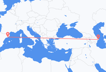 Vols de Bakou à Barcelone