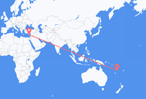 Flights from Port Vila to Larnaca