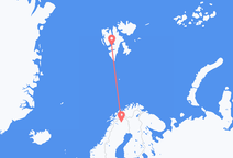 Flyreiser fra Kiruna, til Svalbard