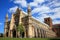 Photo of St Albans Cathedral in St Albans, although of a Norman structure the Cathedral's origins date back to Anglo Saxon times and is the longest cathedral in England.