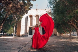 Flying Dress Professional Vacation Photoshoot in Rhodes