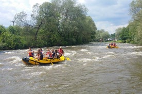 Leiga á uppblásnum fleka til Hron River