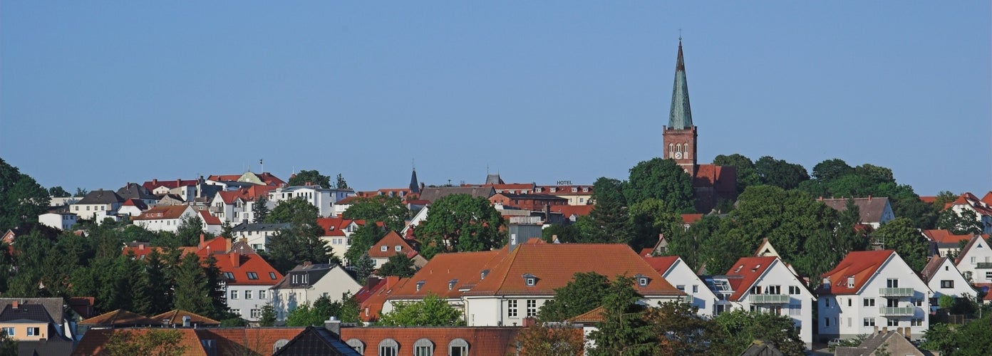 Photo of Bergen auf Rügen - panorama from west.