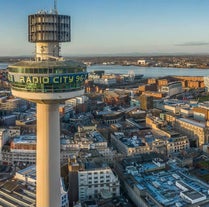 Photo of aerial view of Liverpool ,England.