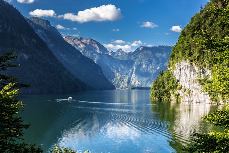 Photo of Konigssee Idyllic alpine lake in Berchtesgaden, Bavaria, Germany .