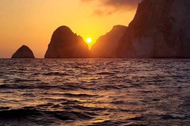 Zakynthos: Mizithres Sunset Cruise with Swimming & Turtles