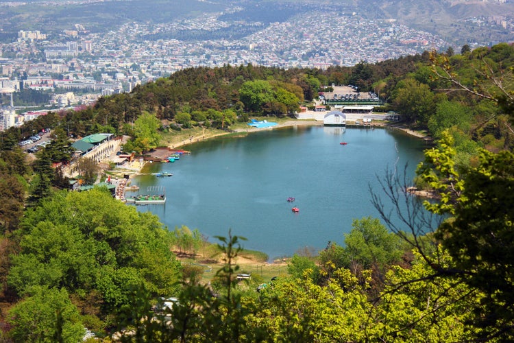 photo of Turtle Lake in Tbilisi, Georgia.