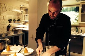 Clase de cocina por la tarde en París con cena de 4 platos y visita al mercado opcional