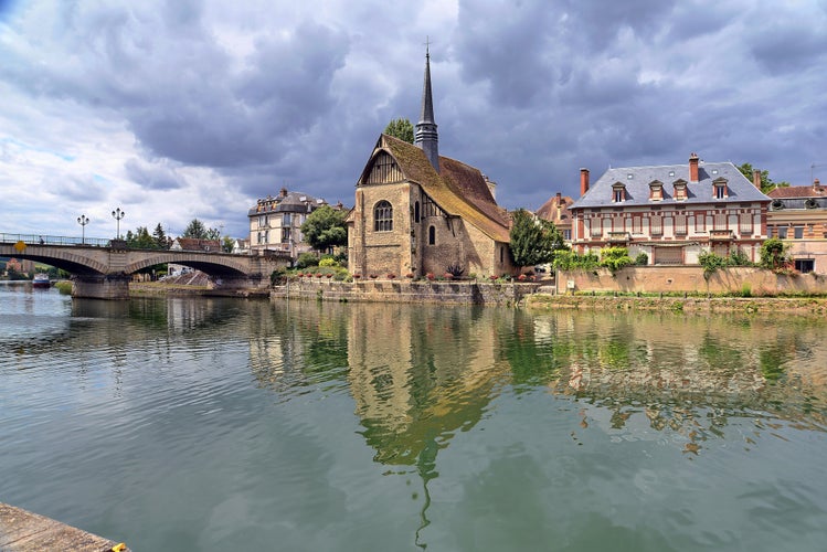 photo of view of Eglise Saint-Maurice de Sens in Sens, France.