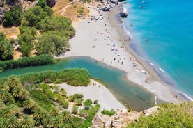 Preveli Palm Beach Boat Cruise & Rethymnon Town from Heraklion