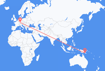 Flug frá Port Moresby til Stuttgart