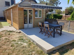 Studio Marmotte quartier marais, terrasse en rez de jardin