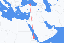 Flyrejser fra Asmara til Karamustafapasa