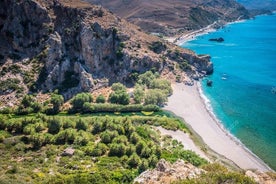 Preveli Palm Beach From Rethimno