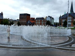 Cityscape of Aarhus in Denmark.