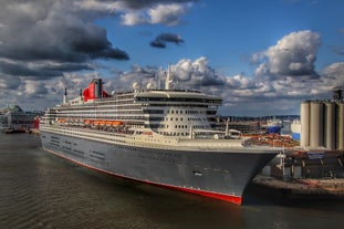 Photo of aerial view of the city of Liverpool in United Kingdom.