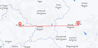 Bulgaria to Kosovo