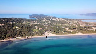 PINEDE PLAGE 5 pers Vue mer jacuzzi clim parc éxotique