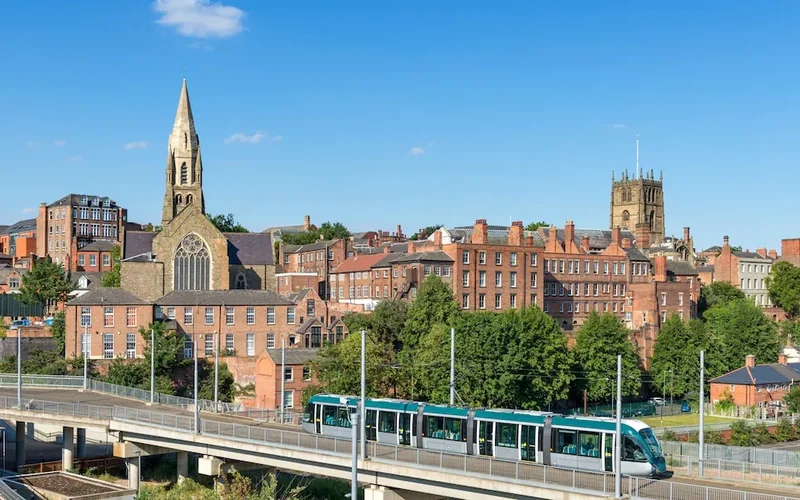 Nottingham's Lace Market is packed with converted warehouses, pubs and 14th-century churches 