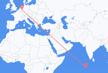 Vuelos de Gan, Las Maldivas a Duesseldorf, Alemania