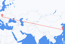 Flights from Shanghai to Bratislava