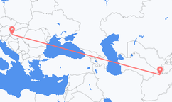 Flyrejser fra Mazar-e Sharif, Afghanistan til Heviz, Ungarn