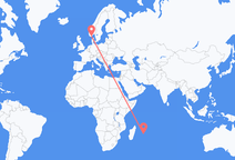 Vuelos de Isla de Mauricio a Kristiansand