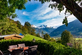 Photo of Alpine summer aerial view of Bad Hofgastein, St. Johann im Pongau, Salzburg, Austria.