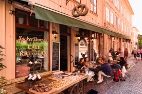 Photo of the city center and the port of Helsingborg in Sweden.