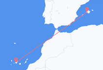 Flyrejser fra Palma til Tenerife