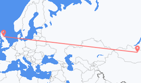 Flights from Mongolia to Scotland