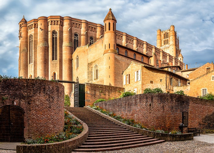 Cathedral Basilica of Saint Cecilia, claimed to be the largest brick building in the world, itÃ¢??s located in Albi, Tarn region, Midi Pyrenees, France