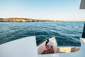 From Albufeira: Sunset Cruise and Beach BBQ with Open Bar