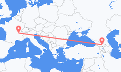 Flights from Lyon to Tbilisi