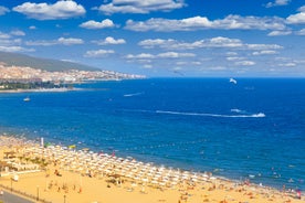 Photo of the sea resort Ravda on the Bulgarian Black Sea coast.