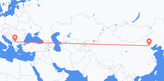 China to North Macedonia
