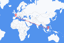 반다르 세리 베가완 출신 출발해 툴루즈로 향하는 항공편