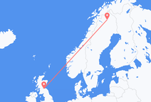 เที่ยวบินจาก Kiruna ไปยัง เอดินบะระ