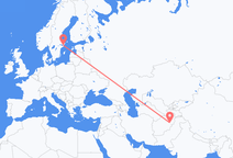 Flights from Kabul to Stockholm