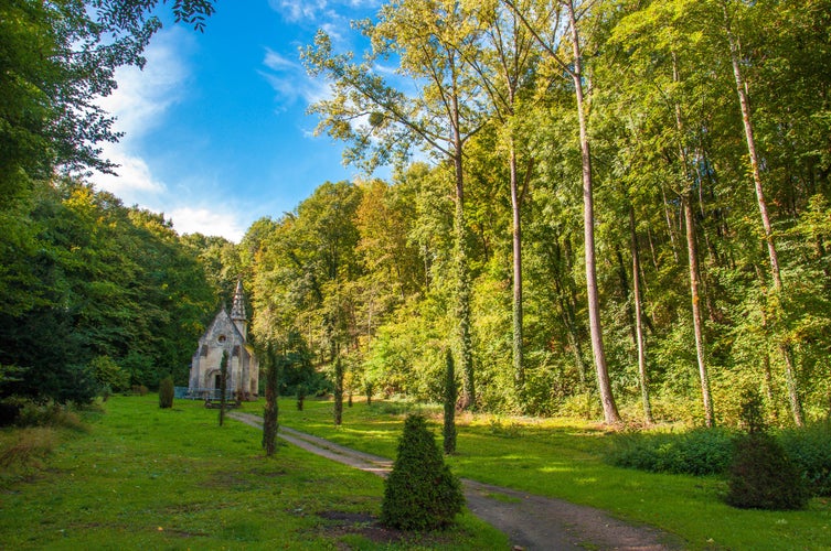 Photo of Small private chapel in the town of Pierrefonds, France.