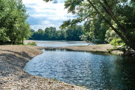 Wild canoe trip on the Dordogne near Sarlat