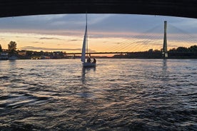 Sailboat cruise on the Vistula River