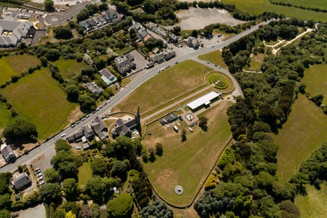 Tynwald Hill is the site of the Isle of Man's annual open air meeting of the Manx Parliament. The four-tiered mound is symbol of the island's independence as a self-governing Crown dependency.