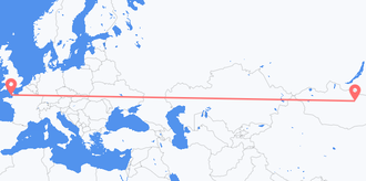 Flyreiser fra Mongolia til Jersey